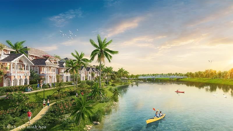 Sunneva Island mang tới những giá trị sống vô giá cho sức khỏe, hạnh phúc và thịnh vượng. Ảnh phối cảnh minh họa