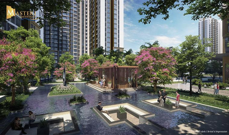 Lounge thư giãn dưới nước chuẩn resort lấy cảm hứng từ đại dương. Ảnh phối cảnh Lounge thư giãn dưới nước chuẩn resort lấy cảm hứng từ đại dương. Ảnh phối cảnh