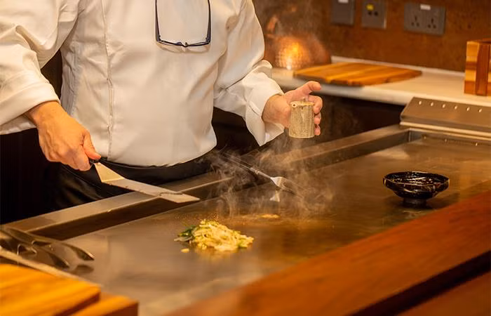 Thực khách cần 2 - 3 tiếng cho một bữa ăn Teppanyaki