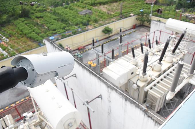Áp dụng hệ thống giám sát online nhiệt độ tiếp xúc bằng camera nhiệt tại các trạm biến áp