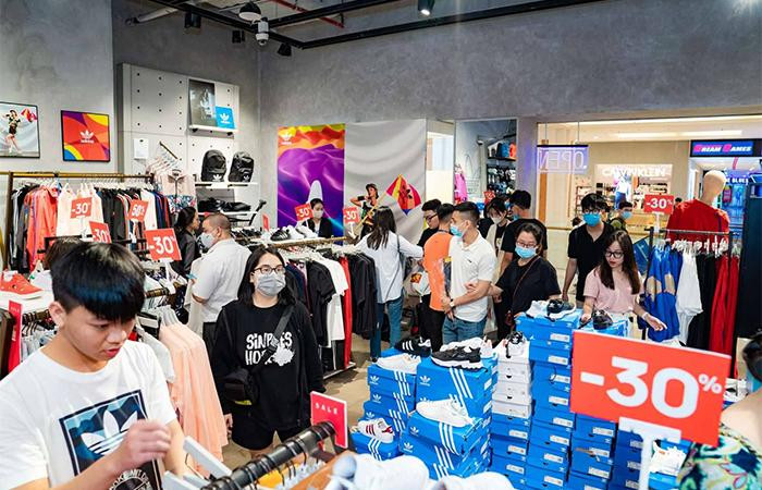 Mức ưu đãi khủng áp dụng tại các gian hàng được giới trẻ yêu thích