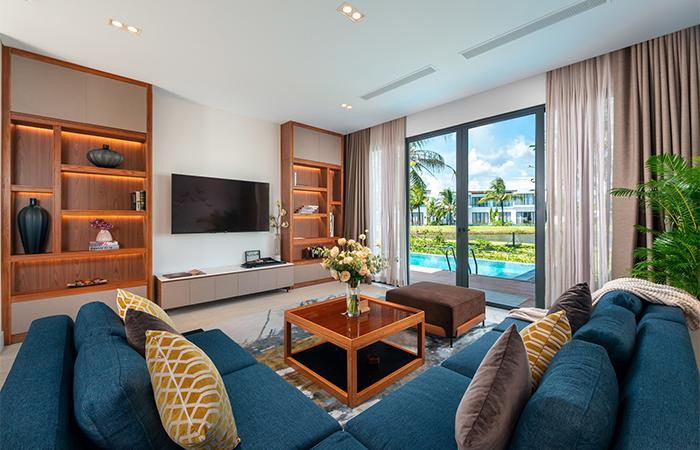 Mỗi căn biệt thự tại Felicity Phu Quoc được ví như một ốc đảo riêng tư được ôm ấp bởi biển, hồ cùng núi non ban sơ kỳ vĩ.