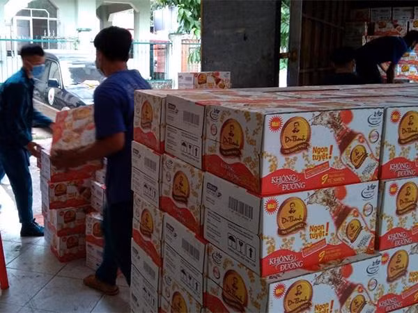 Các đơn vị tiếp nhận nước giải khát của Tân Hiệp Phát