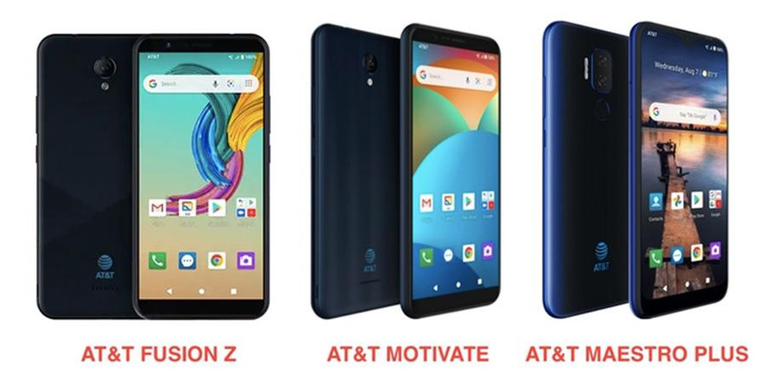 Hình ảnh 3 mẫu điện thoại của VinSmart đang được AT&T phân phối rộng rãi trên toàn nước Mỹ. Hình ảnh 3 mẫu điện thoại của VinSmart đang được AT&T phân phối rộng rãi trên toàn nước Mỹ.