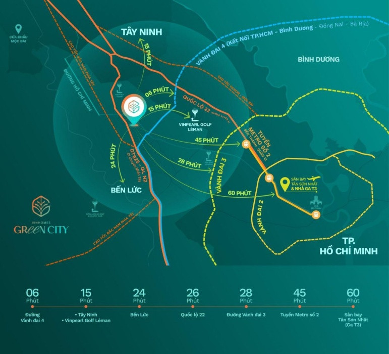 Vinhomes Green City sở hữu vị trí chiến lược giữa trung tâm tam giác kinh tế vàng phía Nam Vinhomes Green City sở hữu vị trí chiến lược giữa trung tâm tam giác kinh tế vàng phía Nam