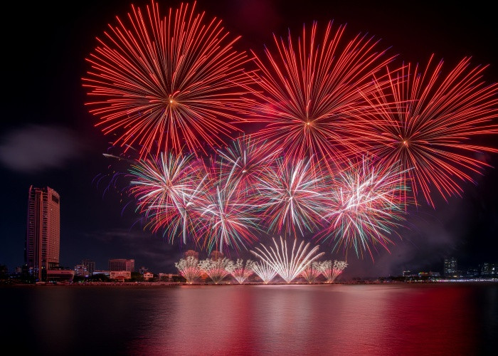 DIFF 2025 là lễ hội pháo hoa quốc tế lớn nhất trong lịch sử pháo hoa từ trước đến nay (Ảnh: Nguyễn Xuân Anh)