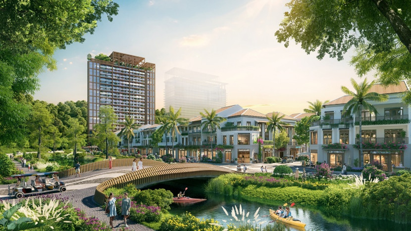 Hệ tiện ích đồng bộ – Đòn bẩy thương mại cho sản phẩm Xanh Boutique (Ảnh: Sun Property)