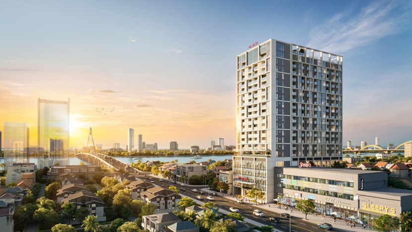 Sun Solar Residence – vị trí “trái tim” Đà Nẵng, cách cầu sông Hàn chỉ 300m (Ảnh phối cảnh minh họa: Sun Property)