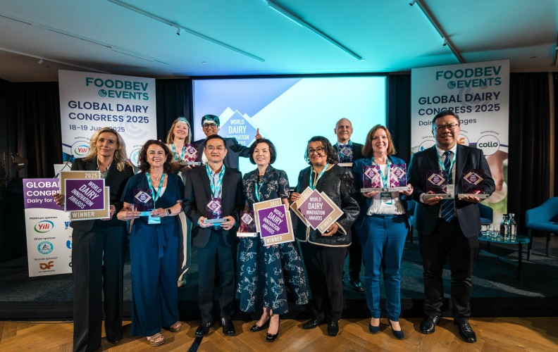 Vượt qua nhiều tên tuổi lớn, Vinamilk giành “cú đúp” tại giải thưởng về đổi mới, sáng tạo hàng đầu của ngành sữa (Ảnh: An Minh)