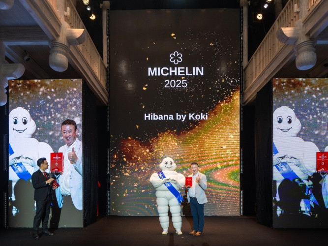 Hibana by Koki nhận sao Michelin lần thứ ba liên tiếp Hibana by Koki nhận sao Michelin lần thứ ba liên tiếp