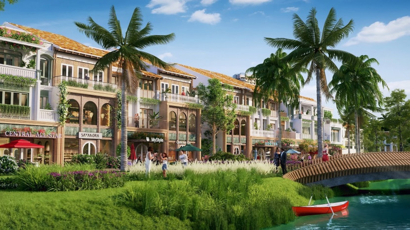 Không gian sống tại Phường Gốm bên cạnh dòng sông Huyền Vũ (Ảnh: Sun Property)