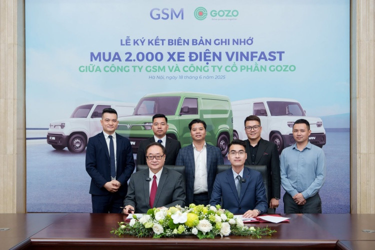 GOZO Express sẽ mua 2.000 xe VinFast EC Van từ Xanh SM