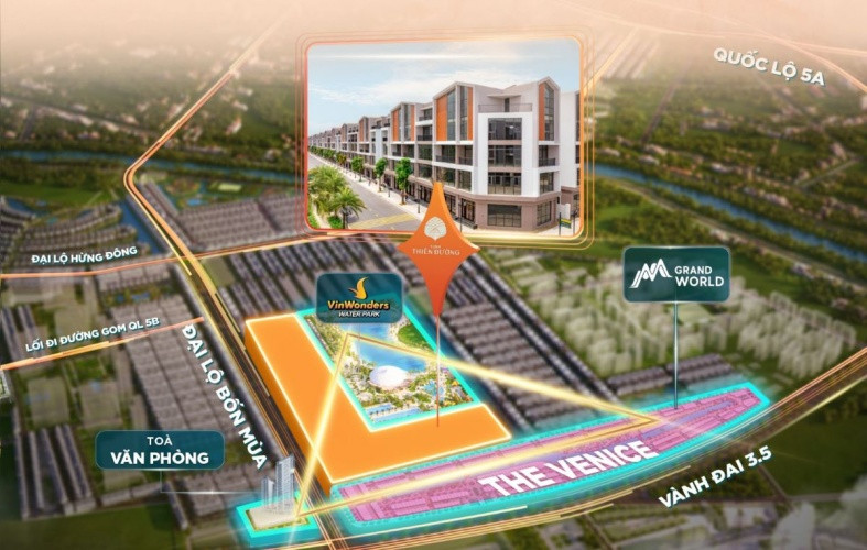 Vịnh Thiên Đường tọa lạc tại vị trí trái tim của tam giác giải trí biển - mua sắm - văn phòng hội nghị của thành phố phía Đông Vịnh Thiên Đường tọa lạc tại vị trí trái tim của tam giác giải trí biển - mua sắm - văn phòng hội nghị của thành phố phía Đông