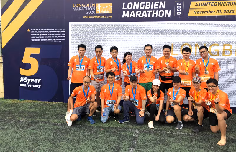 Các VĐV chụp ảnh lưu niệm