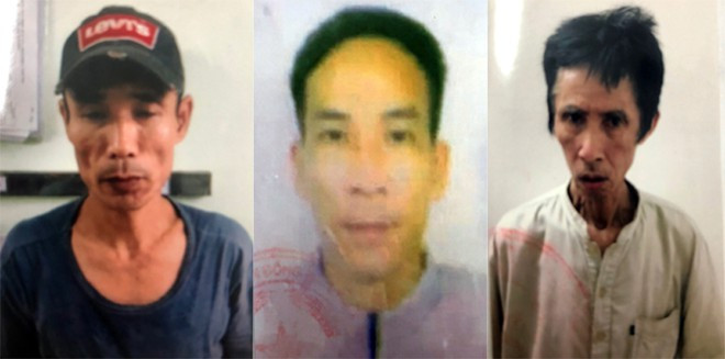 Các đối tượng Tân, Duy và Phẩm trong vụ trộm cắp tài sản bị bắt giữ sau chưa đầy 24h gây án