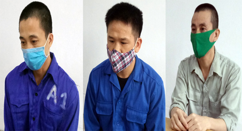 Các đối tượng Hưởng, Thục và Sơn Các đối tượng Hưởng, Thục và Sơn