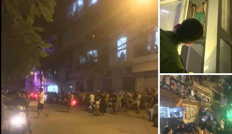 Hiện trường nơi xảy ra vụ việc Hiện trường nơi xảy ra vụ việc