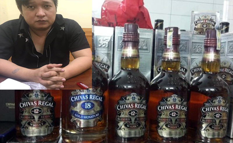 Đối tượng Hùng tại cơ quan Công an