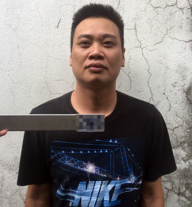 Đối tượng Đỗ Bính bị Công an huyện Phúc Thọ bắt giữ Đối tượng Đỗ Bính bị Công an huyện Phúc Thọ bắt giữ