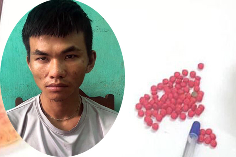 Đối tượng Cuông cùng tang vật