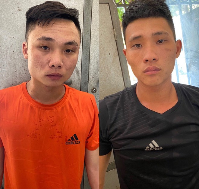 Đối tượng Nguyễn Trung Kiên và Lê Đức Mạnh Đối tượng Nguyễn Trung Kiên và Lê Đức Mạnh