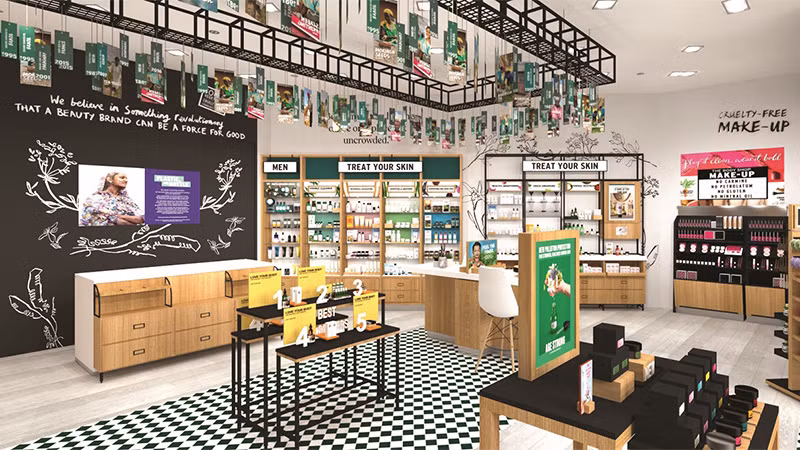 The Bodyshop mang đến hơn 1.000 mã sản phẩm chăm sóc toàn diện từ đầu đến chân