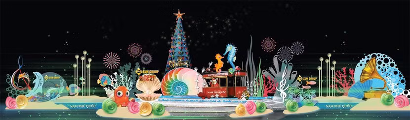 Đại cảnh Noel hứa hẹn sẽ thổi bừng không khí Giáng sinh tại Nam đảo. Đại cảnh Noel hứa hẹn sẽ thổi bừng không khí Giáng sinh tại Nam đảo.