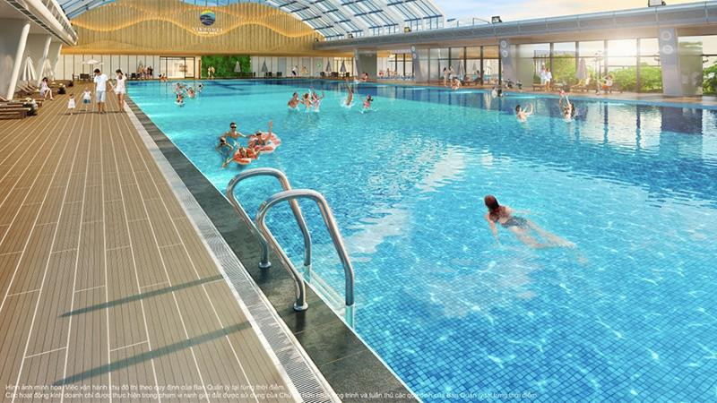 Hồ bơi 4 mùa mái kính mang tới những trải nghiệm nghỉ dưỡng đỉnh cao