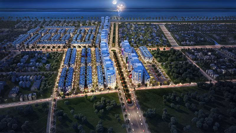 Phối cảnh tổng thể của Premier District và Sky Hotel đang làm giới địa ốc Sầm Sơn “dậy sóng”