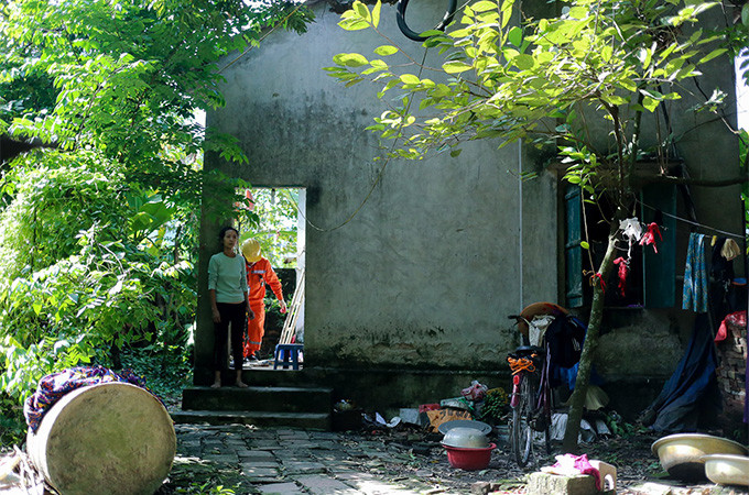 Ngôi nhà nơi của hai mẹ con cô Trần Thi Thập sinh sống Ngôi nhà nơi của hai mẹ con cô Trần Thi Thập sinh sống