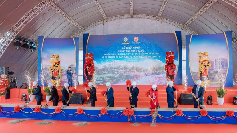 Lễ khởi công công trình nhà ở xã hội thuộc khu đô thị Sun Urban City và dự án hạ tầng khu đại học Nam Cao tại Phủ Lý, Hà Nam Lễ khởi công công trình nhà ở xã hội thuộc khu đô thị Sun Urban City và dự án hạ tầng khu đại học Nam Cao tại Phủ Lý, Hà Nam