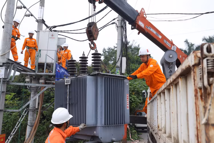 EVNHANOI thực hiện diễn tập phương án PCTT&amp;TKCN theo các tình huống giả định