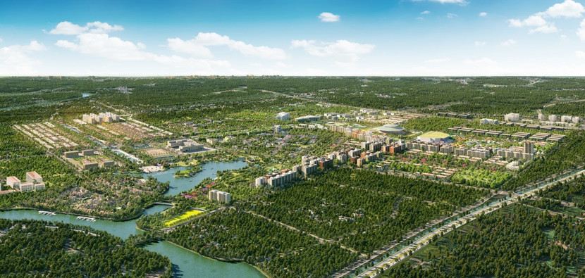 Phân khu Kim Ngân 1 đón dòng chảy thịnh vượng tại đô thị Sun Group Hà Nam (Ảnh: Sun Property)