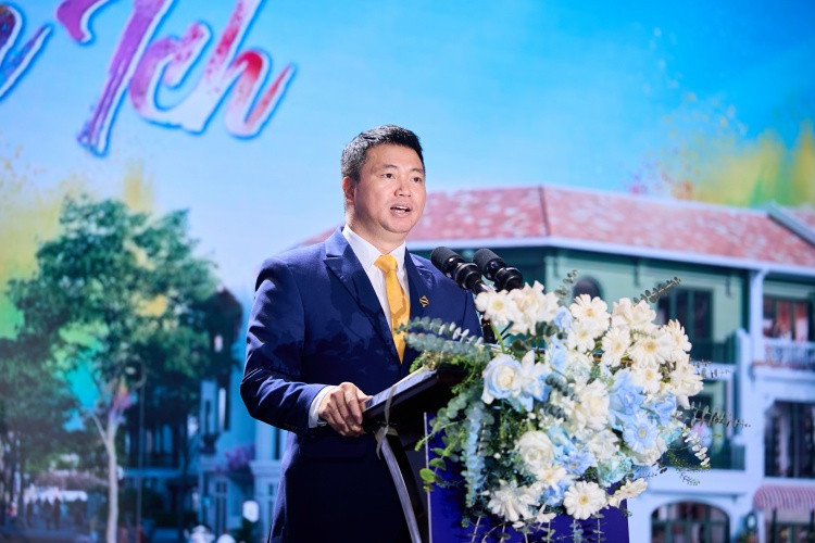 Ông Nguyễn Xuân Chiến, Phó chủ tịch Sun Group vùng miền Bắc phát biểu (Ảnh: Sun Group)