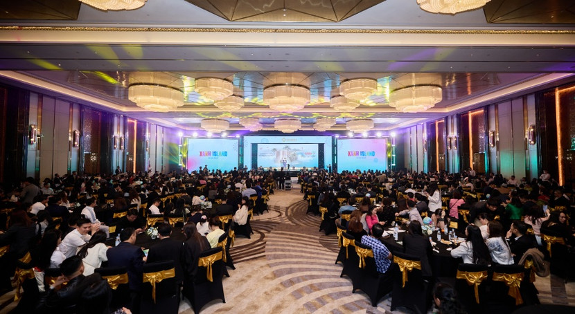 Toàn cảnh sự kiện giới thiệu dự án Thành phố Vịnh Trung tâm Xanh Island (Ảnh: Sun Group)