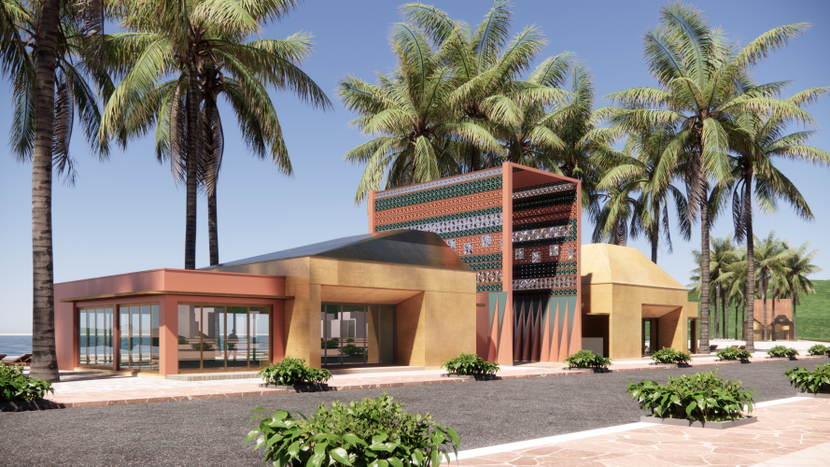 The Forest Beach Club. Ảnh phối cảnh