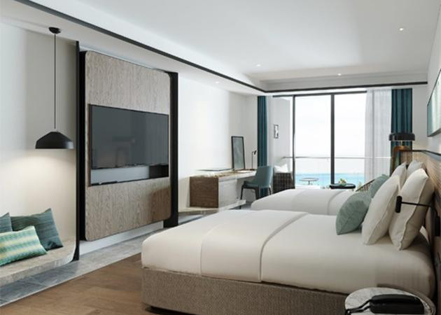 Không gian nội thất sang trọng, ấm cúng của FLC City Hotel Beach Quy Nhon