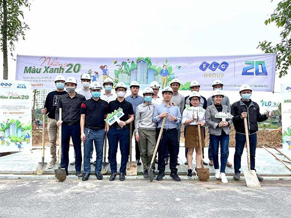 Chiến dịch &apos;Những màu xanh 20&apos; phủ màu cây mới tới FLC Premier Parc, Hà Nội.