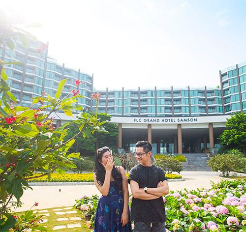 Lễ hội hoa được tổ chức tại FLC Sầm Sơn đầu tháng 4/2021, một trong những giải pháp kích cầu của FLC sau giãn cách