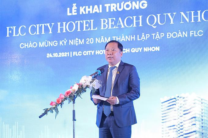 Ông Nguyễn Phi Long – Phó Bí thư Tỉnh uỷ, Chủ tịch UBND tỉnh Bình Định tại lễ khai trương