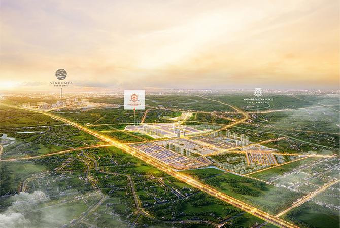 Với những hình ảnh đầu tiên được hé lộ, Vinhomes Ocean Park 3 – The Crown sở hữu vị trí siêu kết nối nằm giữa trái tim của siêu quần thể đô thị biển 1.200ha. Với những hình ảnh đầu tiên được hé lộ, Vinhomes Ocean Park 3 – The Crown sở hữu vị trí siêu kết nối nằm giữa trái tim của siêu quần thể đô thị biển 1.200ha.