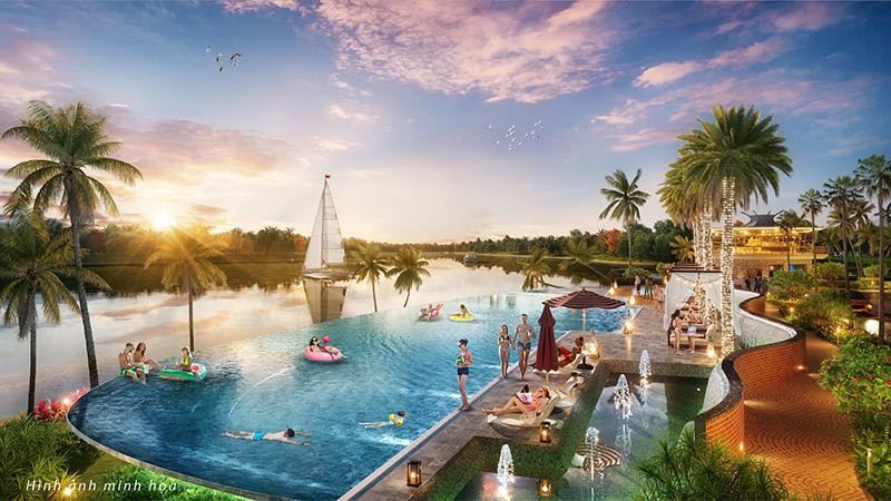 Sống đúng chất thượng lưu tại Sunneva Island. Ảnh phối cảnh minh họa