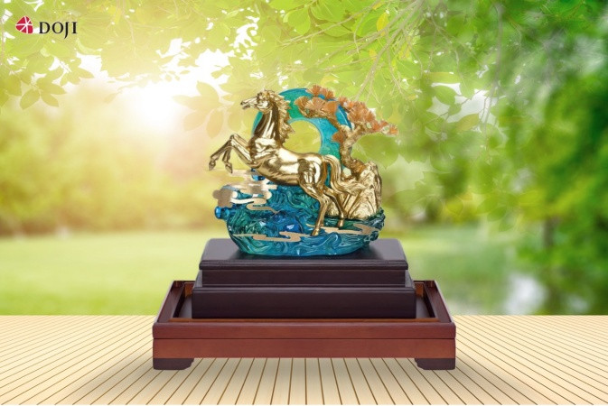 Tượng Phi mã tấn lộc mang ý nghĩa về sự gia tăng tài lộc, “tốc mã” thành công