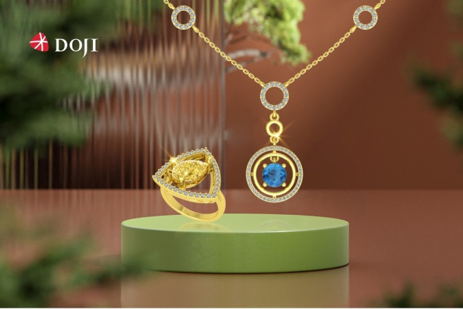 Hình khối ấn tượng, sắc màu phong phú trong các thiết kế trang sức 24K