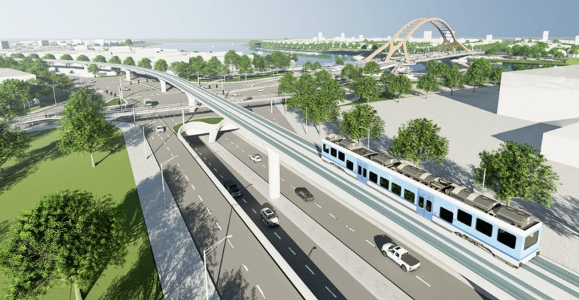 Phối cảnh cụm nút giao thông dẫn lên cầu Hòa Xuân sẽ được Đà Nẵng đầu tư (Ảnh: Sở Xây dựng). Phối cảnh cụm nút giao thông dẫn lên cầu Hòa Xuân sẽ được Đà Nẵng đầu tư (Ảnh: Sở Xây dựng).