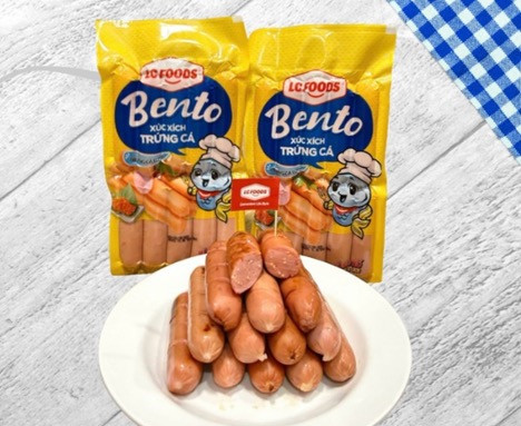 Xúc xích trứng cá Bento sử dụng phi lê cá tươi kết hợp với trứng cá chuồn, mang lại lựa chọn mới từ đạm trắng cho người tiêu dùng