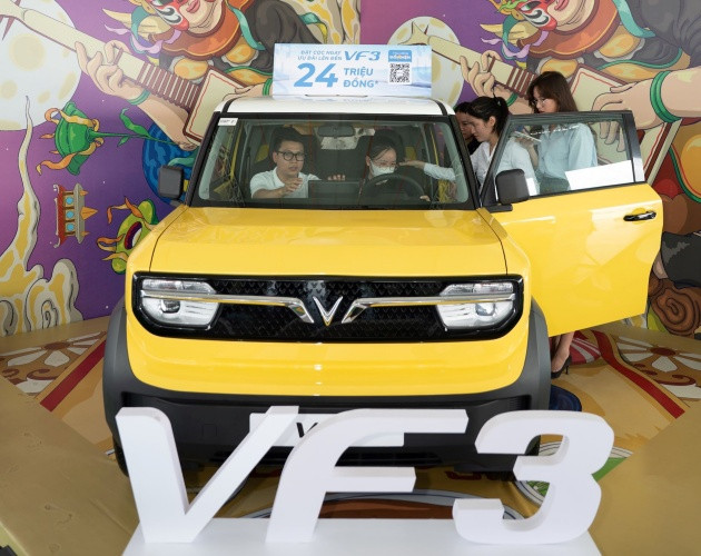 VF 3 được nhiều khách hàng quan tâm nhờ thiết kế nhỏ gọn, phù hợp di chuyển trong đô thị
