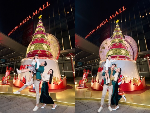 Cây thông chong chóng cao tới 15 m tại Vincom Mega Mall Ocean Park Cây thông chong chóng cao tới 15 m tại Vincom Mega Mall Ocean Park