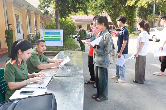 Mức điểm trúng tuyển 18 trường Công an cao nhất 24,42