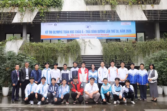 Đội tuyển Olympic Toán học châu Á - Thái Bình Dương Việt Nam giành 7 huy chương